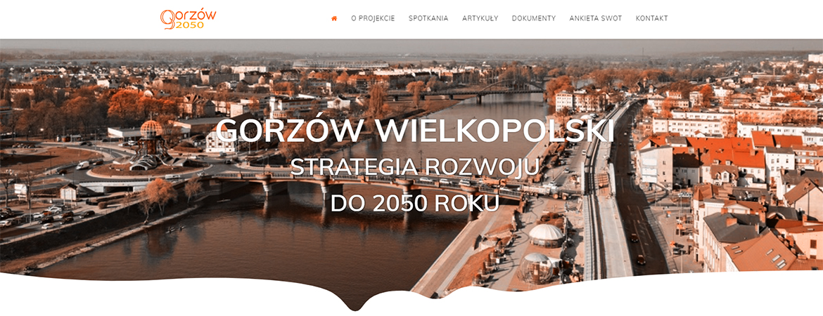Powstanie strony projektu Gorzów2050